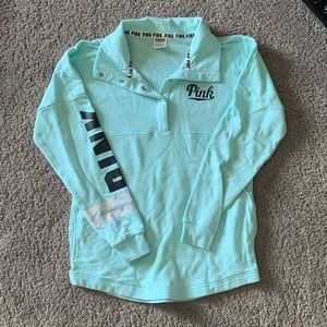 Button half zip